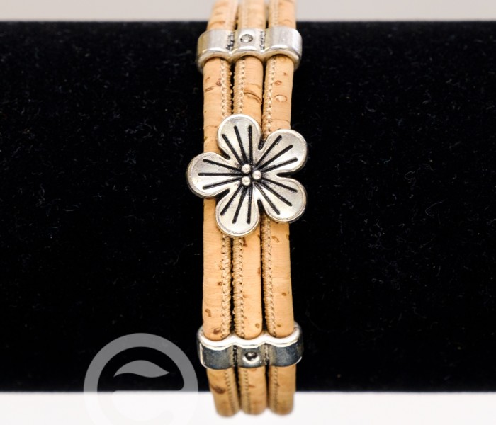 Bracelete em cortia