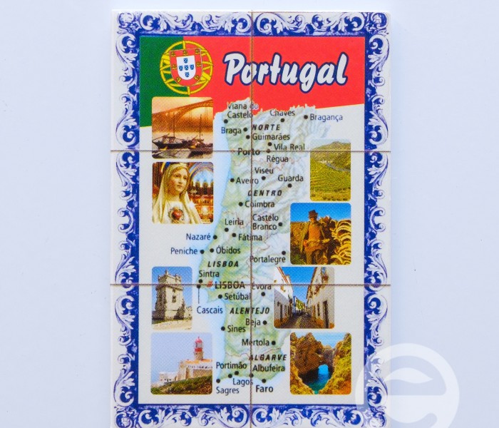 man Mapa de Portugal  
