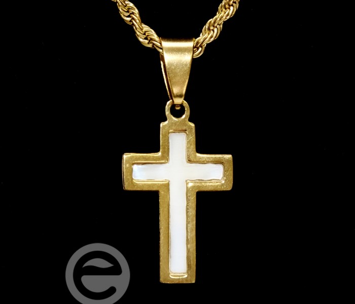 Cruz em Ao dourado