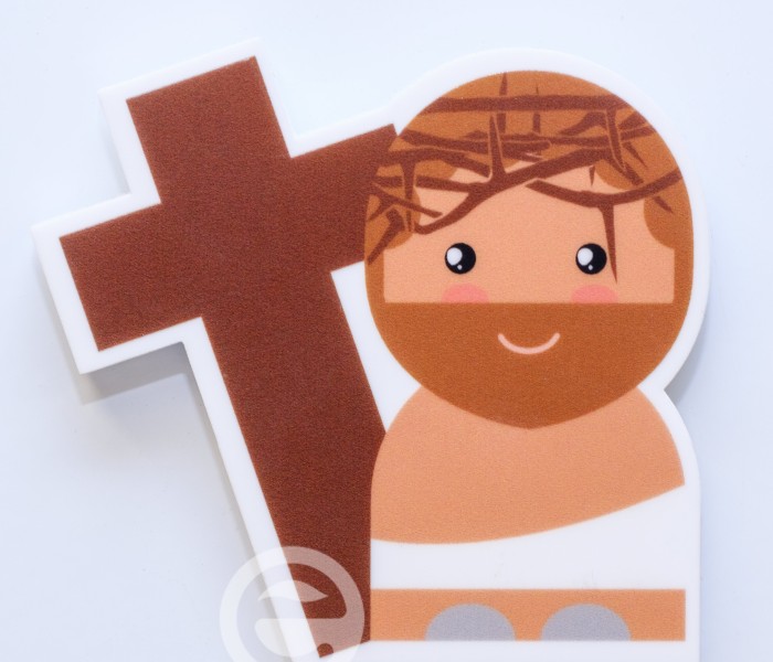 Íman Jesus Cristo e cruz