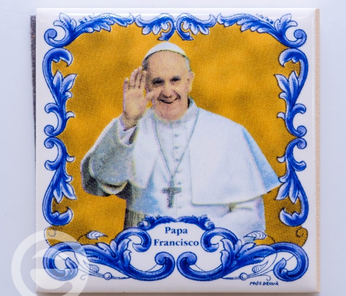 Íman Azulejo  Papa Francisco